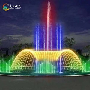 Fontaine d'eau musicale LED colorée personnalisée, équipement aquatique directement de l'usine pour usage extérieur - Product Image 2