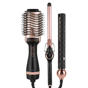 3 in 1 One Step Hair Curler Straightener Hair Dryer Brush Electronic Hot  Air Comb - China Hair Comb and Hair Brush price