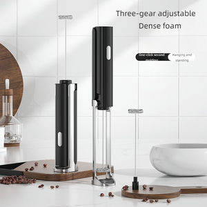 <span class=keywords><strong>Mousseur</strong></span> à lait électrique à main rechargeable Stella Coffee avec support lame automatique en acier inoxydable pour boissons en mousse dans la cuisine - Product Image 2