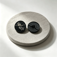 Boutons en alliage de zinc personnalisés avec logo CF Designer, boutons métalliques en gros pour manteaux, costumes, vêtements, fabricant, usine