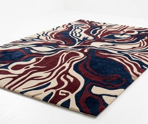 Abstract Pattern Rectangle Area <b>Rug</b> Modern Wool Acrylic Tufted Non-Slip Living Room <b>Rug</b> - Product Image 1