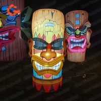 Pilier publicitaire LED gonflable d'extérieur, impression personnalisée, arbre totem publicitaire gonflable, totem gonflable de dessin animé