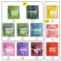 Mode personnalisé Aroma Puff Air Bijoux en bois Jetable Aromatique Air Sans Fumée Nicotine Pendentif Inhalateur Avec Huile Essentielle Coton
