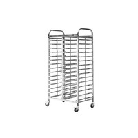 Chariot à support rotatif pour four en acier inoxydable robuste refroidissement du pain commercial cuisson utilisation d'hôtel plateau de boulangerie chariot à plateau de casserole