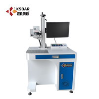 Machine de marquage laser UV KSOAR 10W (refroidissement par eau de type banc de travail) pour la gravure photo sur bois, pierres commémoratives et pierres tombales - Facile à utiliser