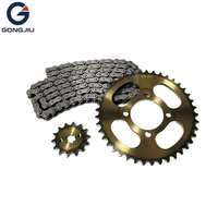Kit de chaîne et pignon de moto 428 428H avant arrière pour CG125 CG150 GN125 HJ125 CM125 WY125 Bajaj CGL Commuter Street