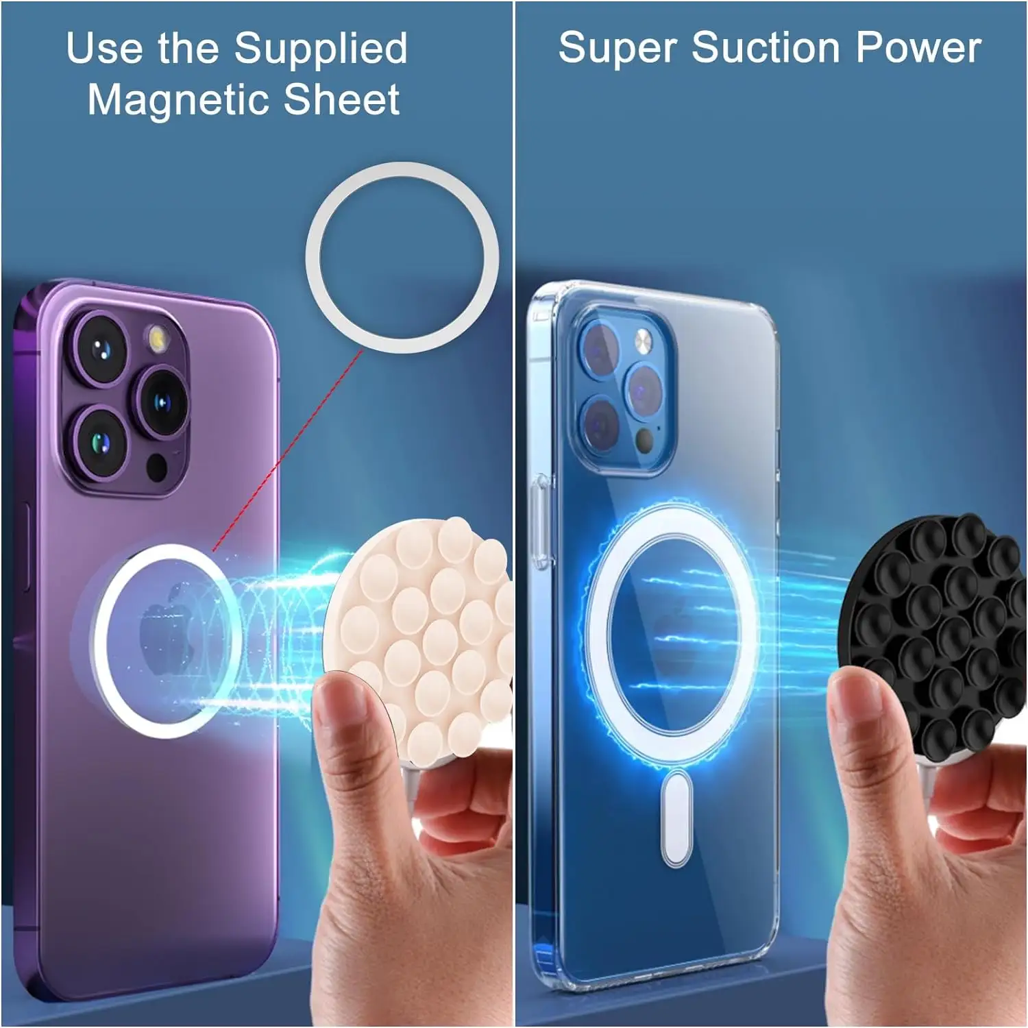 Super Glue Silicone Suction Phone Case Stand All Phone Cases Mirror Shower Phone Holder Not Easy To Fall