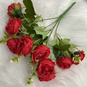 Fleur artificielle de pivoine en soie de haute qualité, fleur décorative pour mariage, maison, hôtel - Product Image 6