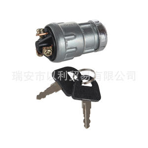 Interrupteur d'allumage Jk423 pour tracteurs, tondeuses à gazon, chariots élévateurs, machines agricoles, couleur argent avec clés - Product Image 3