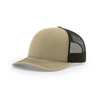 Casquette de camionneur Richardson personnalisée brodée avec logo en caoutchouc, visière plate de qualité supérieure, Goras Richardson 112, casquette de camionneur en maille