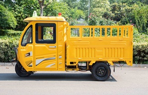 Chinese Manufacture <strong>3</strong> Wheel Cargo <strong>Tricycle</strong> Electric <strong>Tricycle</strong> Two Seats Electric Dump Truck With <strong>Closed</strong> <strong>Cabin</strong> - Product Image 3