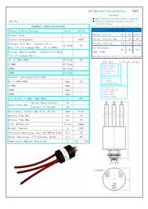 高品質およびマルチインベントリリレーJGA/B/C-61-50kVの工場直販 - Product Image 5