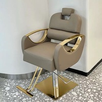 Haute qualité réglable Direct Commercial meubles maquillage cuir beauté coiffure coiffure coupe de cheveux Salon de coiffure chaise de barbier