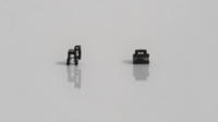 Attaches de câble à clip de bordure en gros, 2 pièces, pour panneau de 1 à 3 mm, dentelées à l'intérieur, diamètre du faisceau de 4 à 50 mm