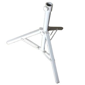 Avlu mobilya için çapraz çelik açık katlanır güneşlik tabanı ile taşınabilir kare alüminyum çerçeve plaj şemsiye - Product Image 3