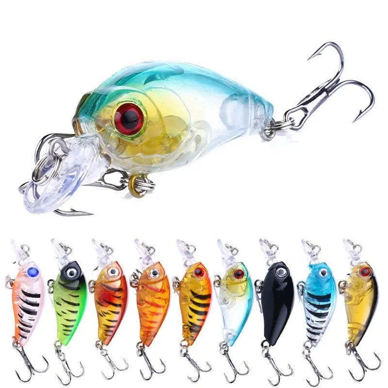 Jiemi Oem Nieuwe Stijl 45Mm 4G Hard Body Aas Vissen Lokt Drijvend Aas Hard Minnow Lokt Te Koop