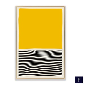 Abstrait géométrique Art toile peinture <span class=keywords><strong>Orange</strong></span> affiche moderne Simple mur Art photo pour salon chambre décoration de la maison - Product Image 2