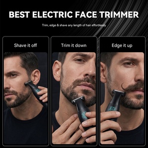 Tondeuse à poils de <span class=keywords><strong>nez</strong></span> portable 3-en-1 lavable pour hommes et femmes, tondeuse à barbe et sourcils, nettoyeur d'oreilles électrique à piles pour usage domestique - Product Image 5
