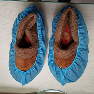 Protège-chaussures et couvre-bottes jetables en gros, non toxiques, résistants à l'eau, en CPE non tissé PP GZ RTS, commande mixte en vrac - Product Image 3