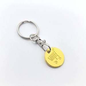 Llavero Portamonedas para Carrito de Supermercado, Regalo Promocional, Metálico, Portátil, con Chip para Carrito - Product Image 2