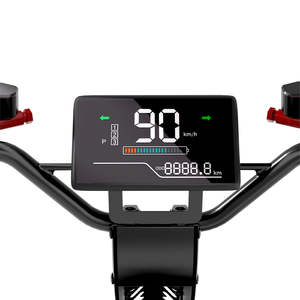 HEZZO F8 Foldable Gas <b>Scooter</b> Seat 60V 10KW 61-80km/h 50Ah Waterproof Full Suspension Aluminum Black China - Product Image 3