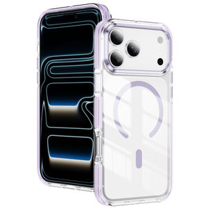 Coque de téléphone magnétique transparente double face anti-chute pour iPhone 17 Pro Max – Protection transparente - Product Image 1