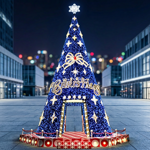 Décorations lumineuses de Noël LED pour forêt enchantée, étanches IP65, 220V, installation facile, pour allée extérieure - Product Image 3