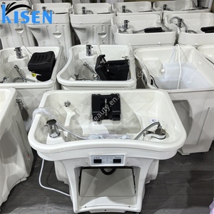 เครื่องล้างผม Kisen สำหรับร้านเสริมสวย พร้อมอ่างสปาบำบัดด้วยน้ำและแสงบำบัด  ต้องใช้ท่อ  สำหรับคลินิกเสริมความงามและโรงพยาบาล - Product Image 5