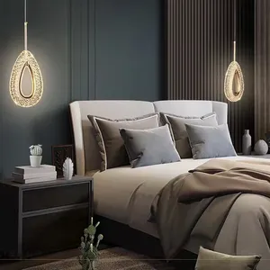 Modern Simple Light Luxury Pendant Lamp Nordic Creative Very Simple Long Line Pendant Lamp