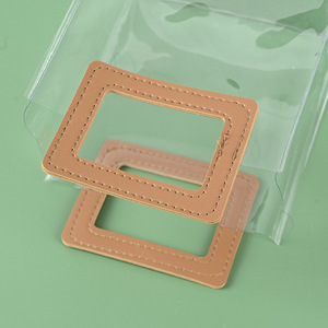 CSMD Fabricants Chinois Au Détail Champagne Couleur Poignée De Mode Souvenirs De Mariage PVC Sac Fourre-Tout En <span class=keywords><strong>Plastique</strong></span> <span class=keywords><strong>Transparent</strong></span> Pour Le Shopping - Product Image 4