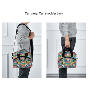 Sac isotherme réutilisable en nylon 15L Aloha pour le déjeuner, motif dessin animé Hawaï Musubi, design personnalisé, pour femmes et hommes - Product Image 6