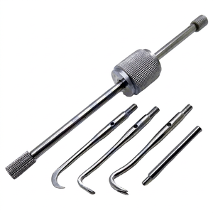 Extracteur de couronne manuel Morrel, instrument dentaire argenté, instruments pour ponts osseux, instruments chirurgicaux dentaires CE Classe I, garantie 1 an - Product Image 1