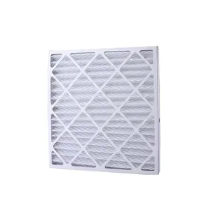 Filtre à air HVAC pour four à courant alternatif plissé à cadre en carton de haute qualité 20x20x1 pouce MERV 11 filtre à air
