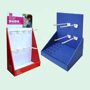 Carton d'impression personnalisé Holidaypac Présentoir de comptoir de <span class=keywords><strong>magasin</strong></span> de chaussettes <span class=keywords><strong>Happy</strong></span> portable pour chaussettes - Product Image 5