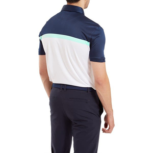 Jersey de manga corta de secado rápido para hombre, ligero, con estampado personalizado, respetuoso con el medio ambiente, logotipo bordado de Golf, trabajo - Product Image 3