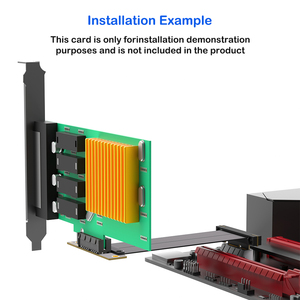 สายรุ่ย PCI-E 4.0 X1 สายต่อขยาย PCIE 4.0 90 °   การติดตั้งอะแดปเตอร์ 90 องศา PCI-E 4.0 สายต่อขยายความเร็วสูงของการ์ดไรเซอร์ - Product Image 4