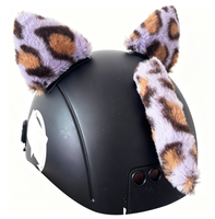 Accessoire de casque de moto en velcro pour décoration de klaxon, pour hommes et femmes, personnalisation de casque, directement de l'usine