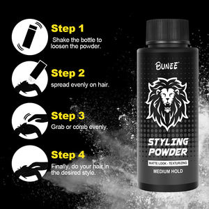 Private Label altri prodotti per la cura e lo <span class=keywords><strong>Styling</strong></span> dei capelli da uomo all'ingrosso Best <span class=keywords><strong>Hair</strong></span> <span class=keywords><strong>Care</strong></span> Wax <span class=keywords><strong>Styling</strong></span> Men <span class=keywords><strong>Hair</strong></span> Powder - Product Image 4