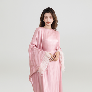 <span class=keywords><strong>Robe</strong></span> <span class=keywords><strong>longue</strong></span> ouverte de bonne qualité à <span class=keywords><strong>la</strong></span> mode Cardigan d'été <span class=keywords><strong>Robe</strong></span> musulmane élégante - Product Image 6