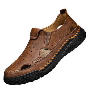 New Style Closed Toe Summer Beach Sandals Mesh Breathable Plus Size Casual Shoes PU Midsole Rubber Outsole - Product Image 1