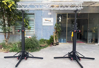 Système de treillis d'éclairage de scène, équipement DJ, support à manivelle robuste de 6 m, supports à manivelle pour treillis d'éclairage