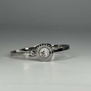 Pulsera de Cristal, Acero Inoxidable 316L, Chapado en Oro PVD, Joyería de Moda Sostenible y Resistente para Mujer - Product Image 1