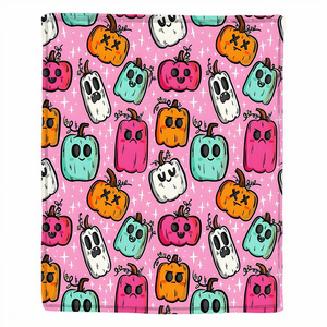 Manta de Felpa con Estampado de Esqueleto de Dibujos Animados, Rectangular, Antipelusas, Decoración del Hogar, Uso en las Cuatro Estaciones - Product Image 5