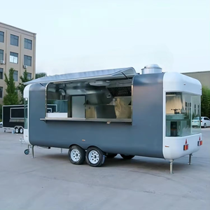 Station de bar mobile, chariot à glaces, remorque à <span class=keywords><strong>café</strong></span>, camion de nourriture mobile, remorque de restauration, entièrement équipée - Product Image 1