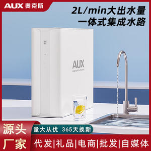 Purificateur d'eau par osmose inverse AUX, montage mural, débit minimum de 2 L, avec membrane RO, durée de vie de 3 ans, usage domestique, blanc - Product Image 6