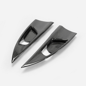 Accesorios para el interior del coche Civic FC de 10.ª generación (2016-2018), molduras interiores de fibra de carbono para tiradores de puerta, 4 piezas, LHD (4 puertas, delanteras y traseras) - Product Image 3