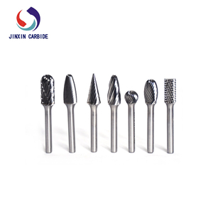 Juego de 10 fresas rotativas eléctricas de carburo de tungsteno pulido, vástago de 1/4" (6 mm), fresas de <span class=keywords><strong>doble</strong></span> corte para amoladora de troqueles, herramientas de cerrajería metálica - Product Image 2
