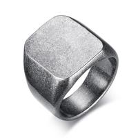 Hongtong D1-54 Edelstahl Hochwertige Mode Schmuck Ringe 18K Gold PVD Überzogen Breites Design Minimalisti scher Stil
