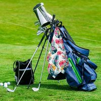 Lot de 2 serviettes de golf en microfibre à fleurs tropicales, imprimées hibiscus, super absorbantes, séchage rapide, ensemble de serviettes de golf gaufrées