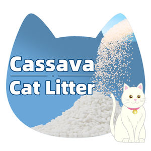 Muestras Gratis, Arena para Gatos de Yuca de Marca Blanca, Ecológica, Libre de Polvo, de Aglutinación Rápida, Altamente Absorbente, Control de Olores - Product Image 1